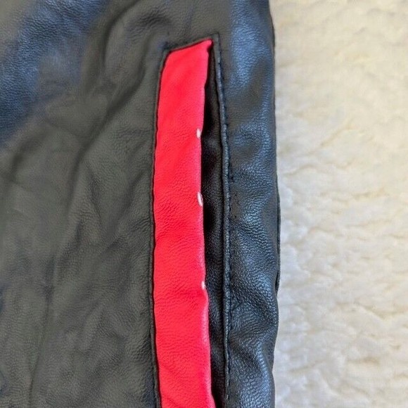 Disney Cars Lightning McQueen Faux Leather Racing Jacket  Sz 5/6 Race Car Driver - Picture 9 of 12